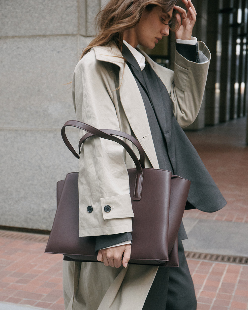 Paloma Tote Burgundy