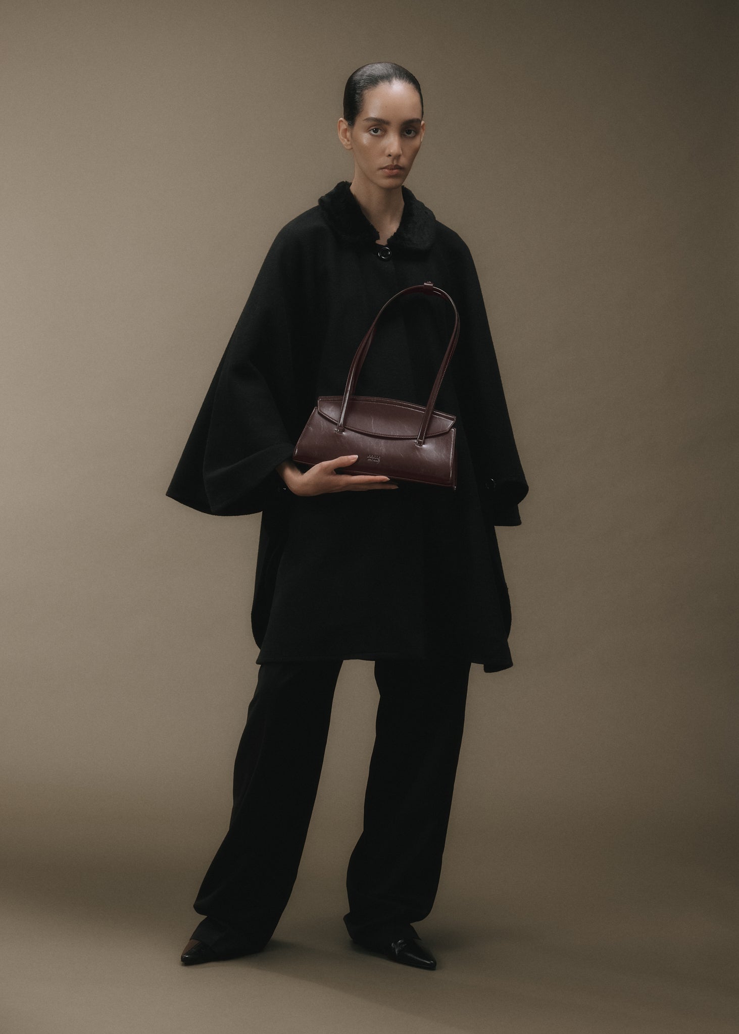 Caroline Bag Raisin Gloss