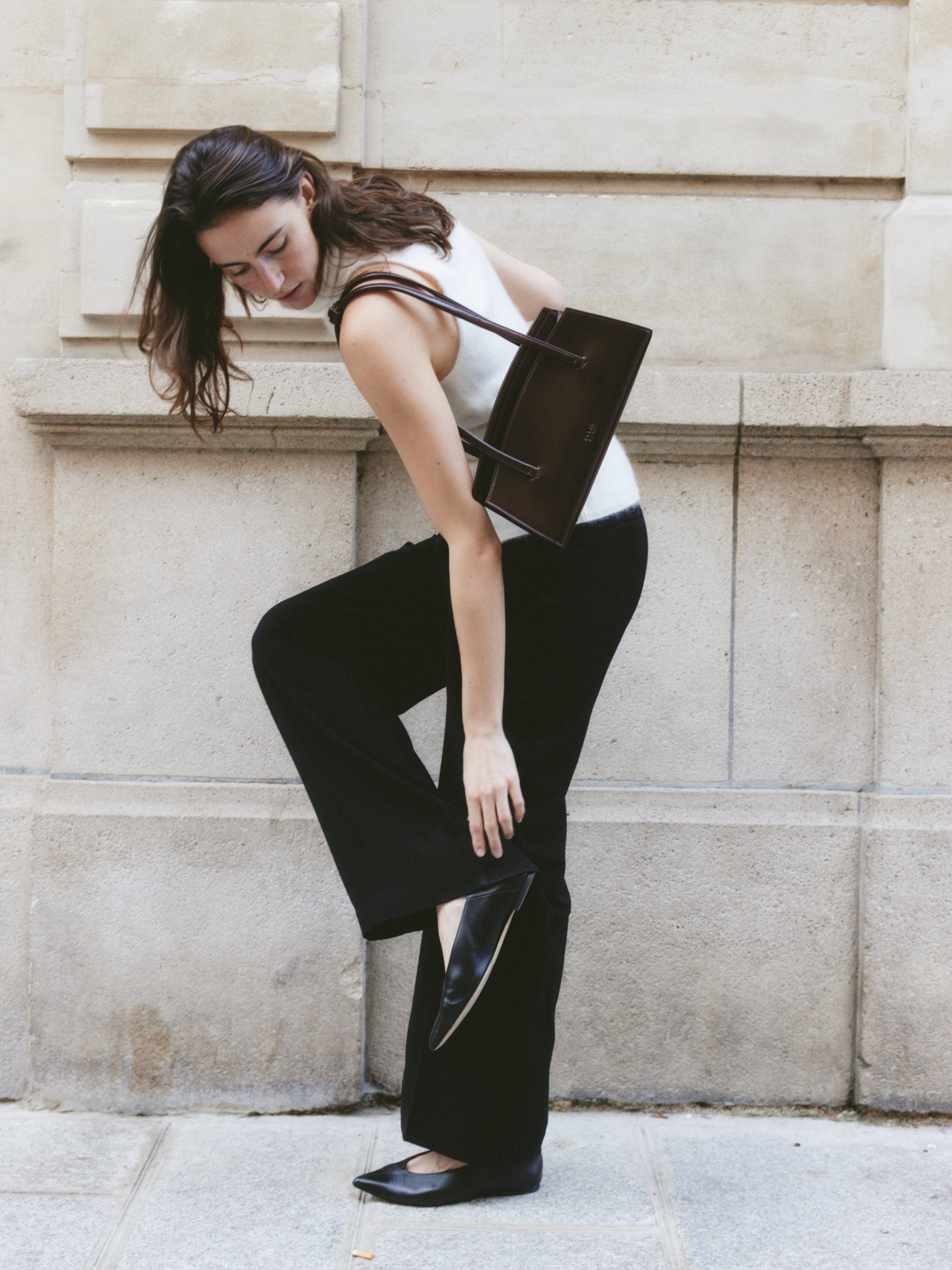 Caroline Bag Raisin Gloss