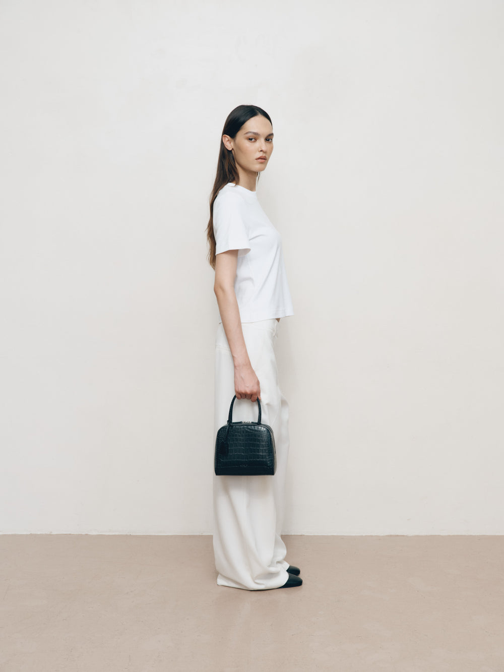 Miro Bag Black Croc