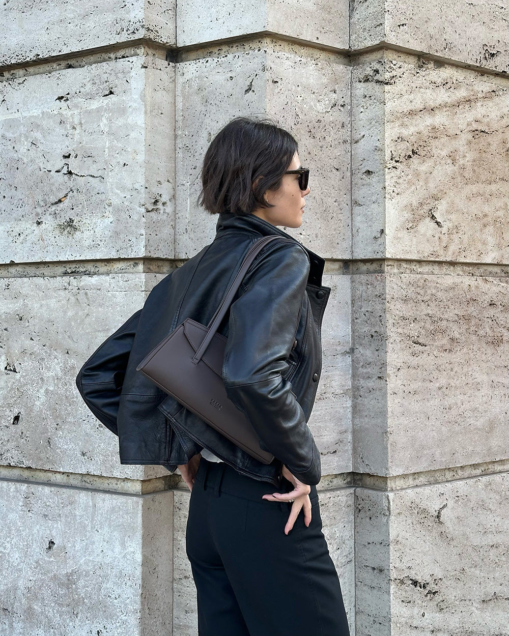 Caroline Bag Raisin Gloss