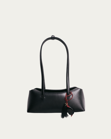 Mini Chrystie Bag Reptile Noir