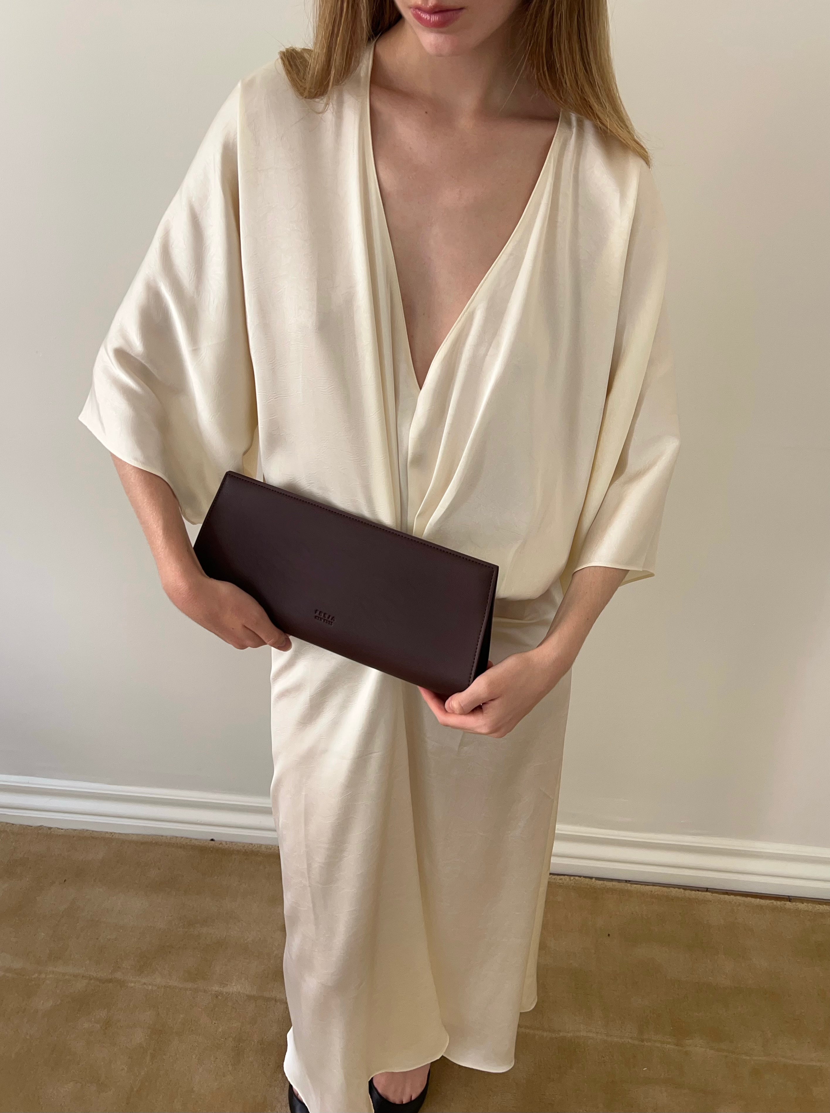 Slim Clutch Burgundy
