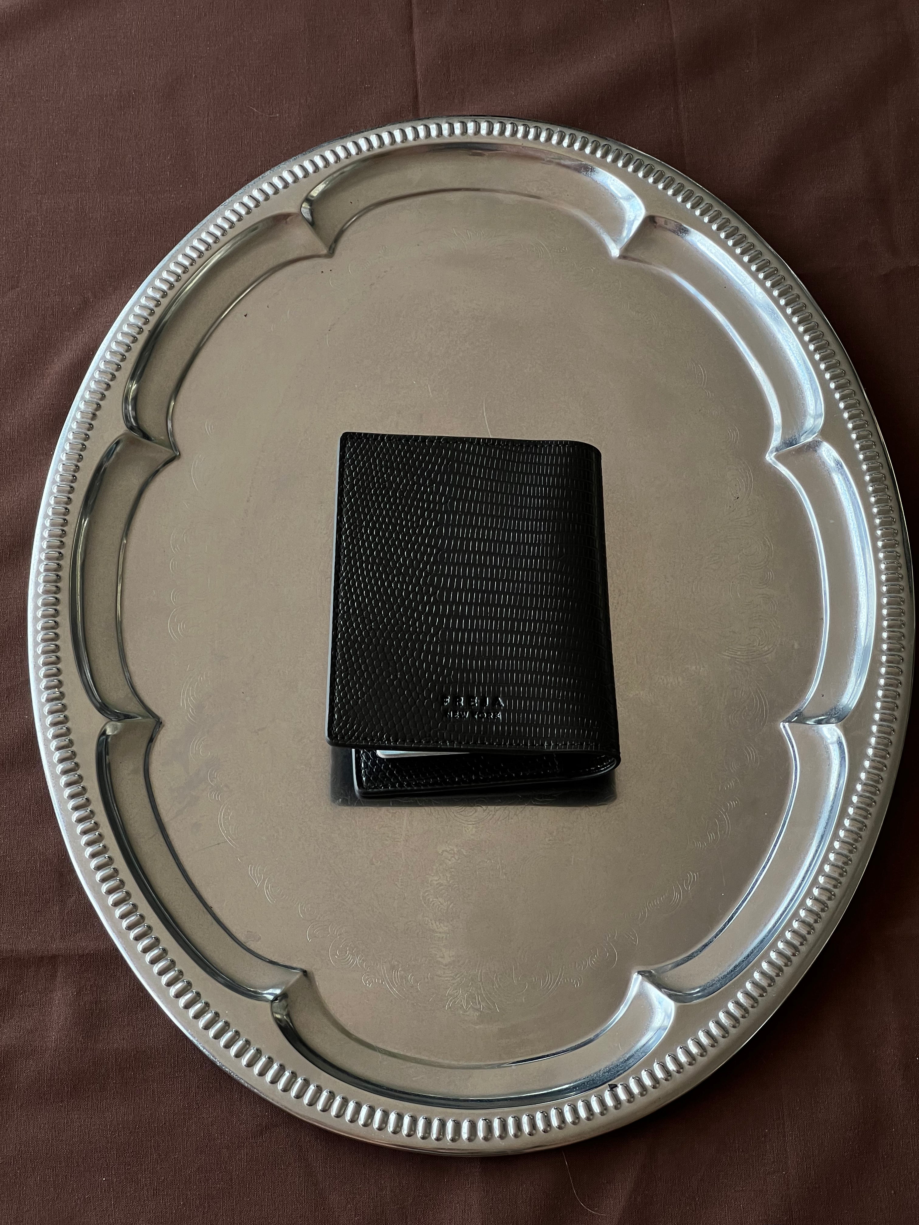 Passport Cover Black Lizard