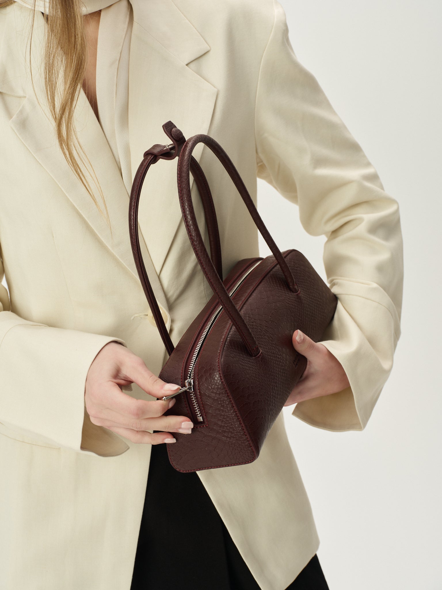 Mercer Bag Berry Croc