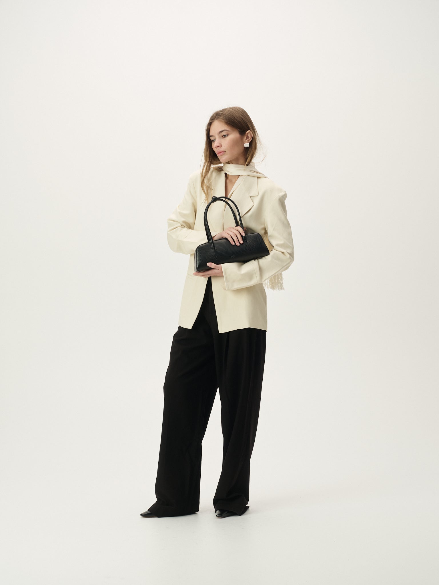 Mercer Bag Black Lizard