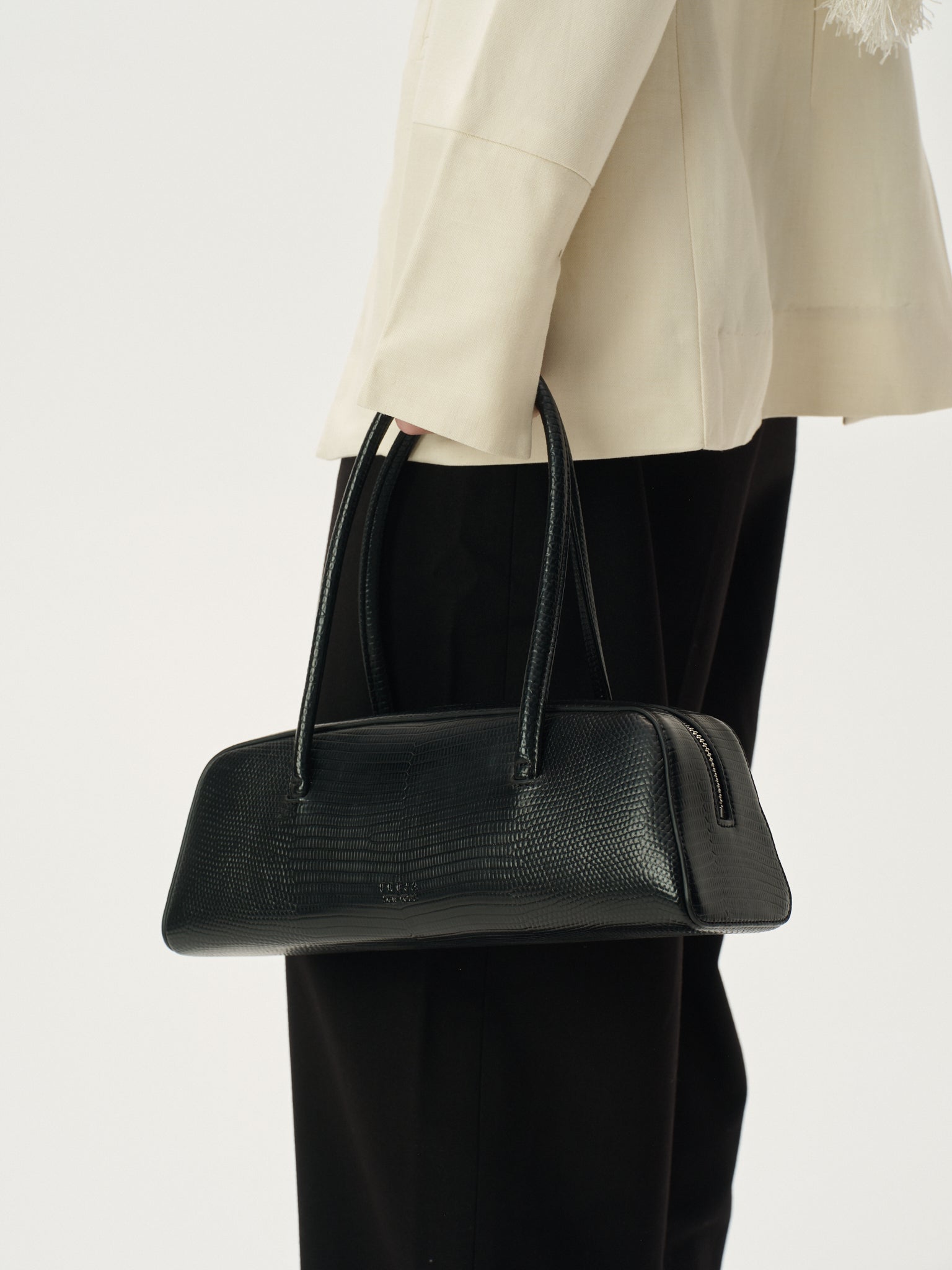 Mercer Bag Black Lizard