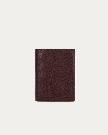 Passport Cover Berry Croc