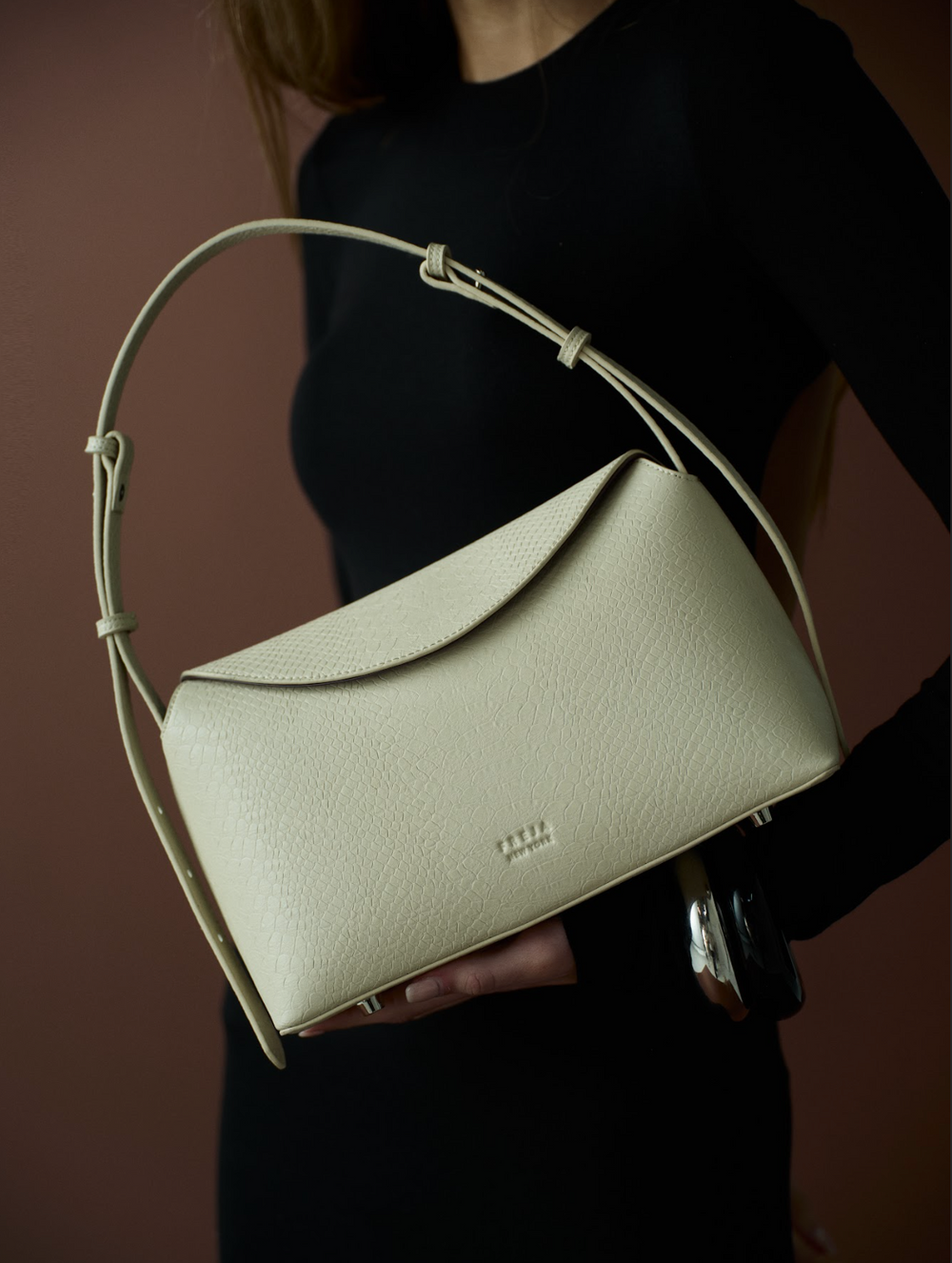 Hudson Bag Oat Croc