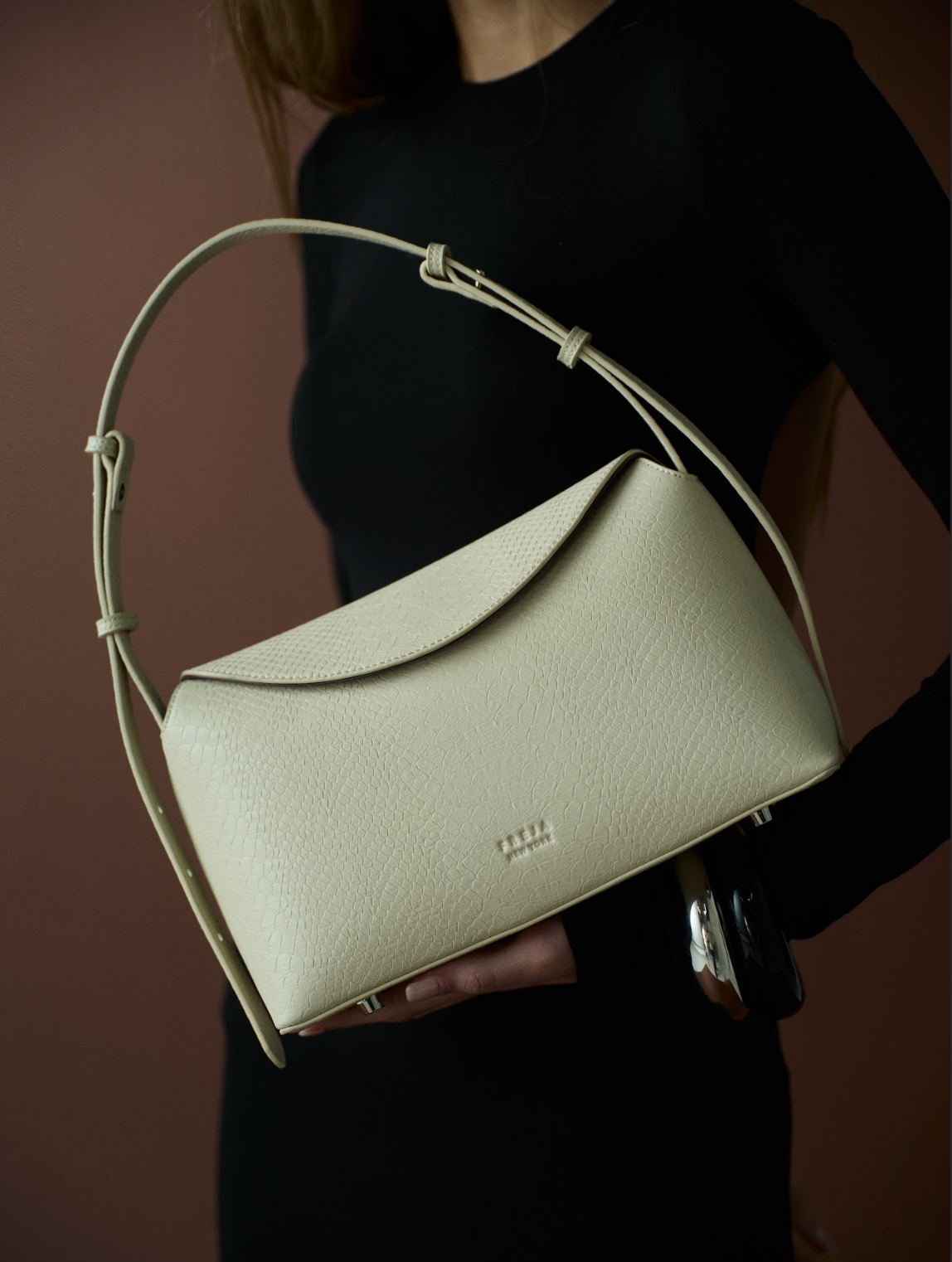Hudson Bag Oat Croc