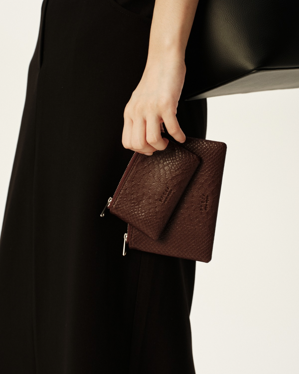 Zip Pouch Berry Croc