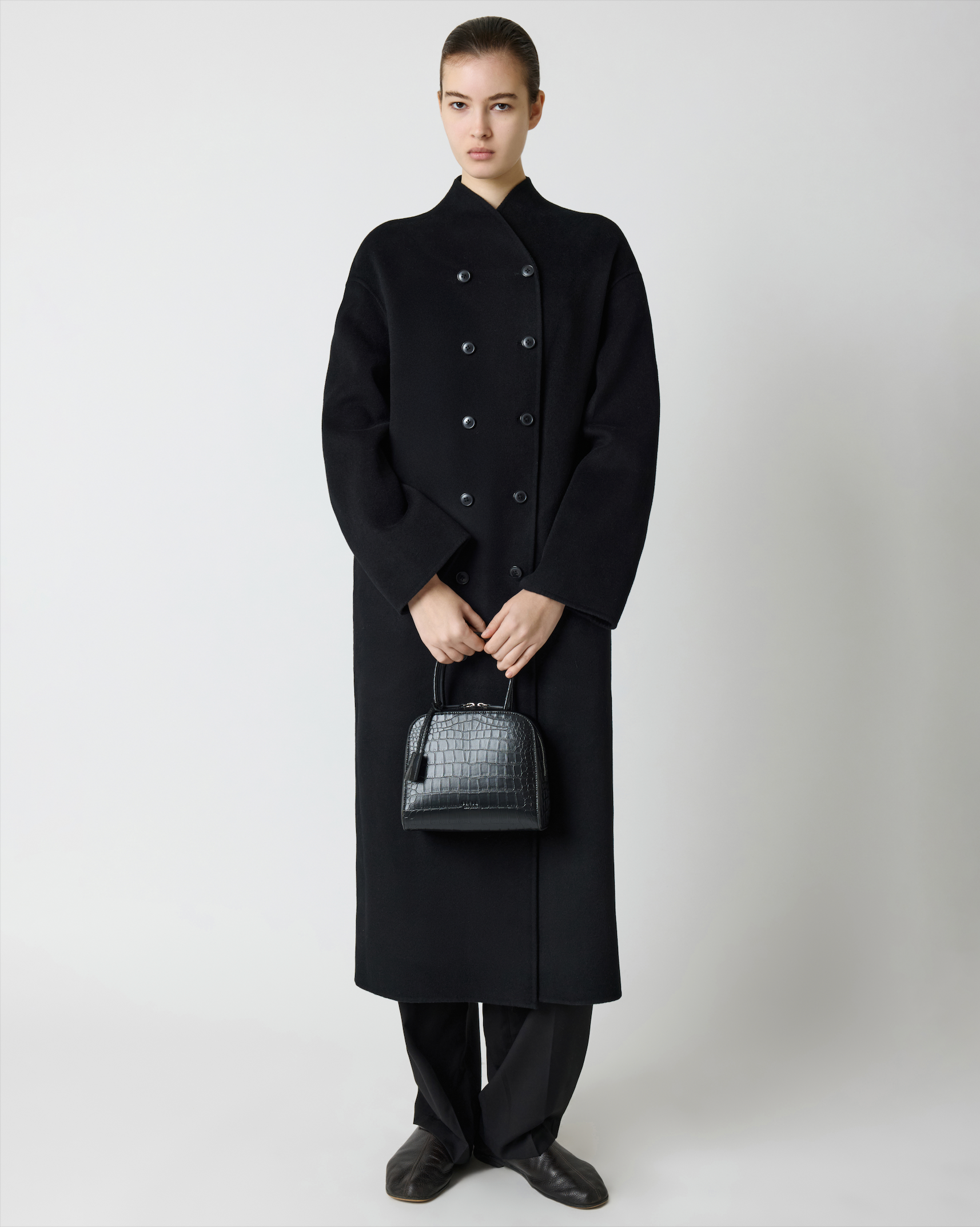Miro Bag Black Croc