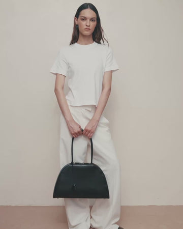 Alma Bag Tall Black Gloss