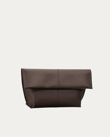 Seamed Clutch Espresso